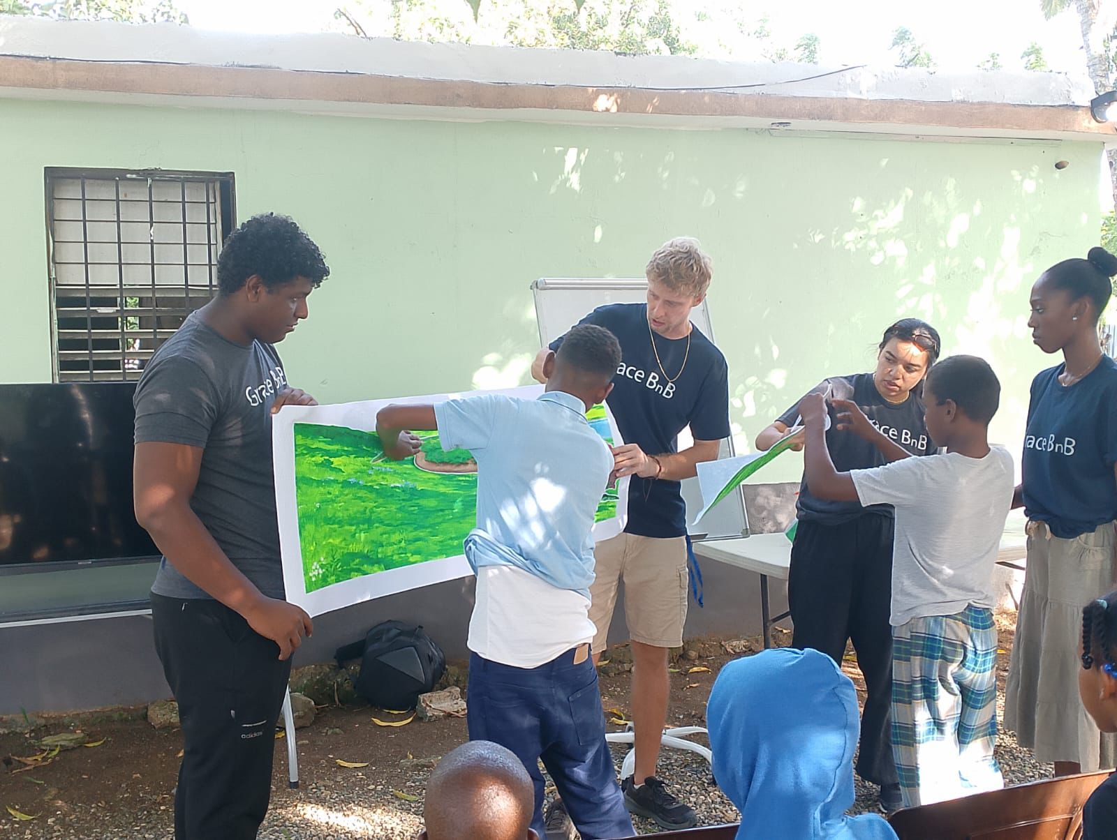 Children singing worship songs